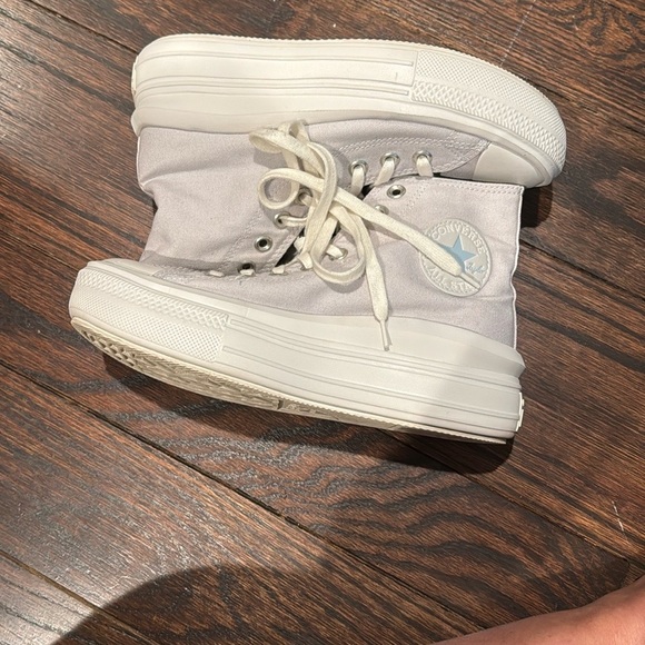 Converse Women’s Move High Lace Up Platform Sneakers - Picture 2 of 10